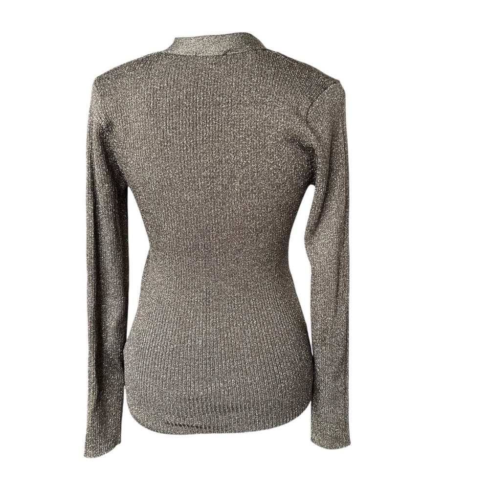 RAILS Beau Lurex Cardigan Gold Sz S - Picture 8 of 10
